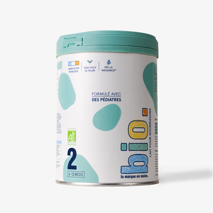Carton de 6 boîtes Lait Infantile Bio Age 2