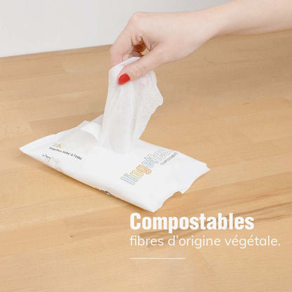 Lingettes nettoyantes bébé